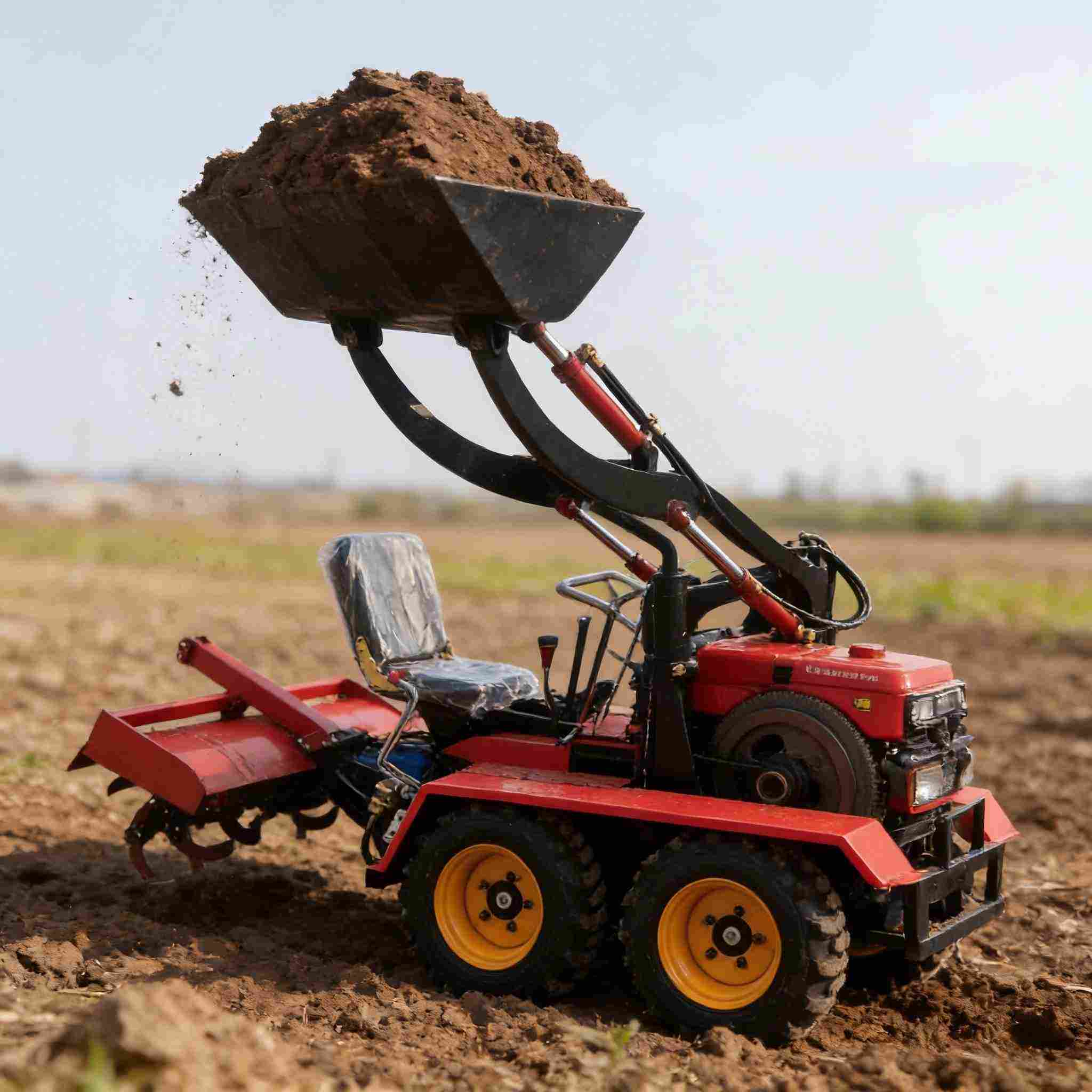 Agriculture Farming Tool - جرار زراعي صغير، يمكن استخدامه كحفار،