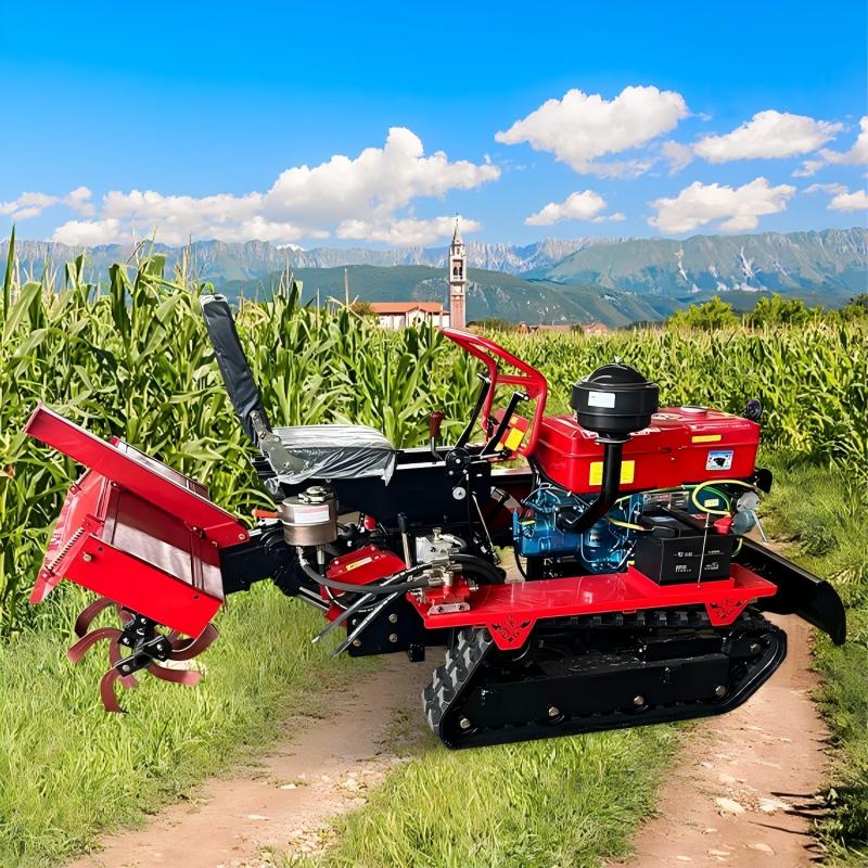 جرار زراعي صغير مزود بمحراث دو - مراجعة Agriculture Farming Tool وسعره