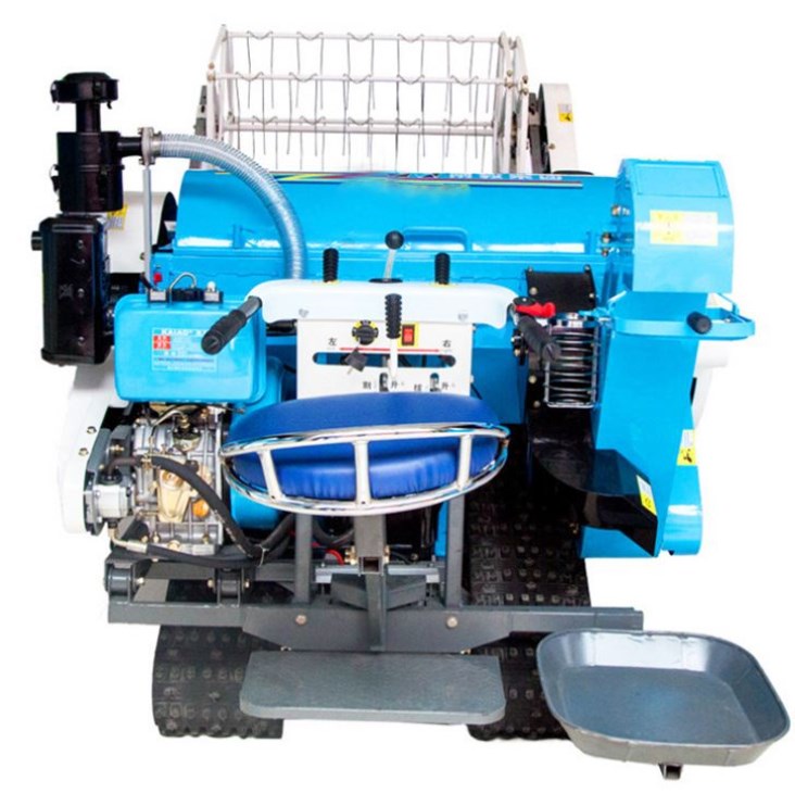 حصادة أرز صغيرة زاحفة بقوة 25  - مراجعة Combine Harvester Mini وسعره