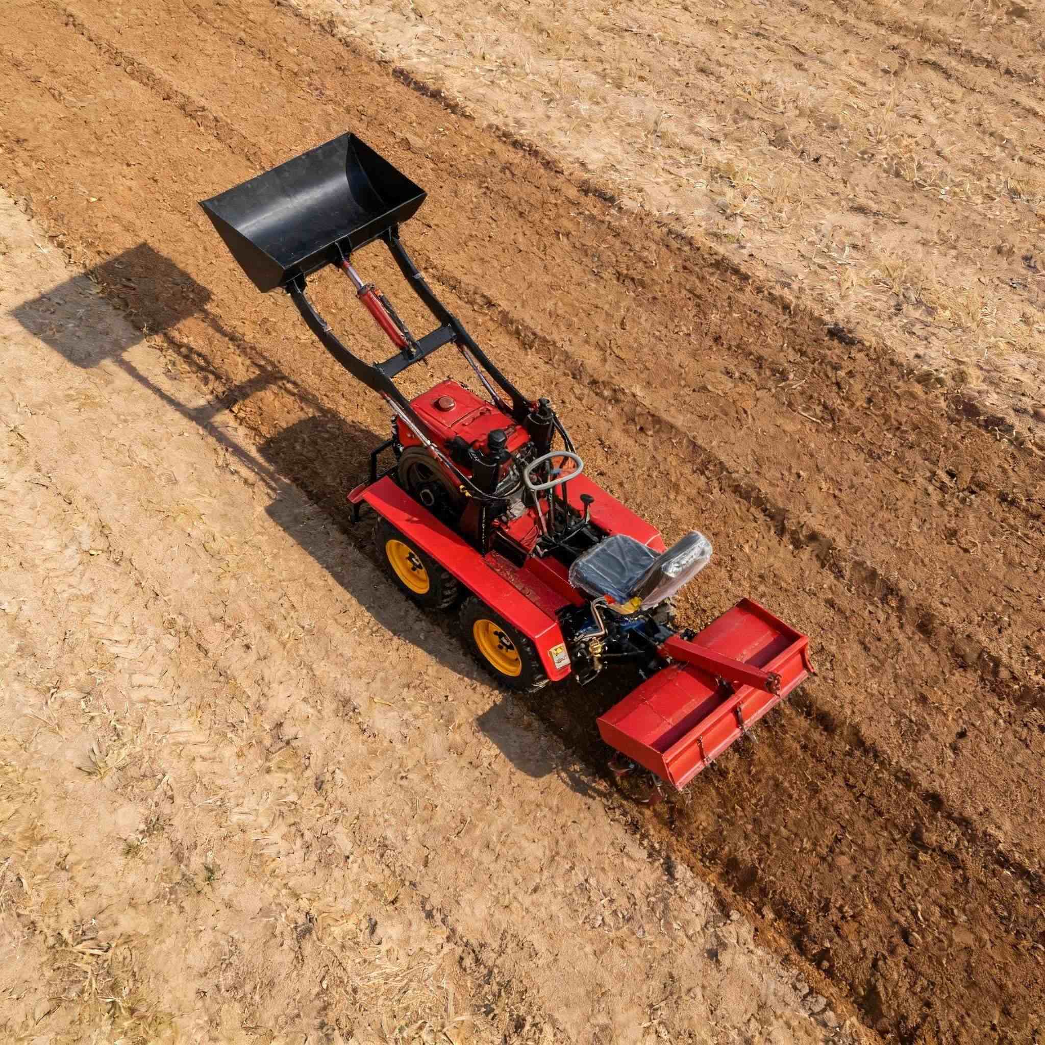 جرار زراعي صغير، يمكن استخدامه - مراجعة Agriculture Farming Tool وسعره
