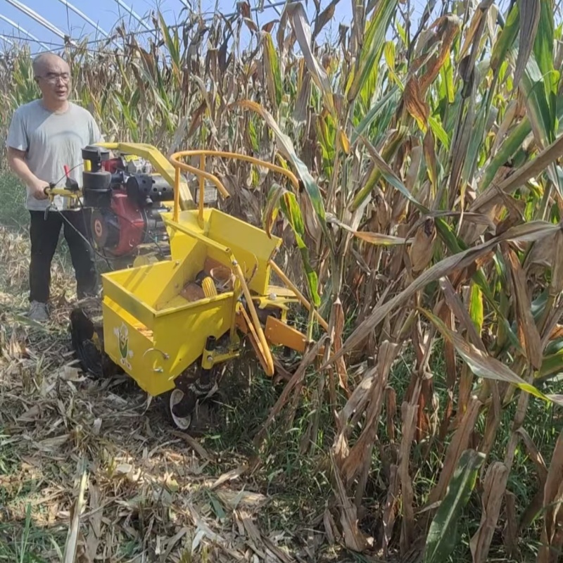حصادة ذرة صغيرة منخفضة التكلفة - مراجعة Combine Harvester Mini وسعره