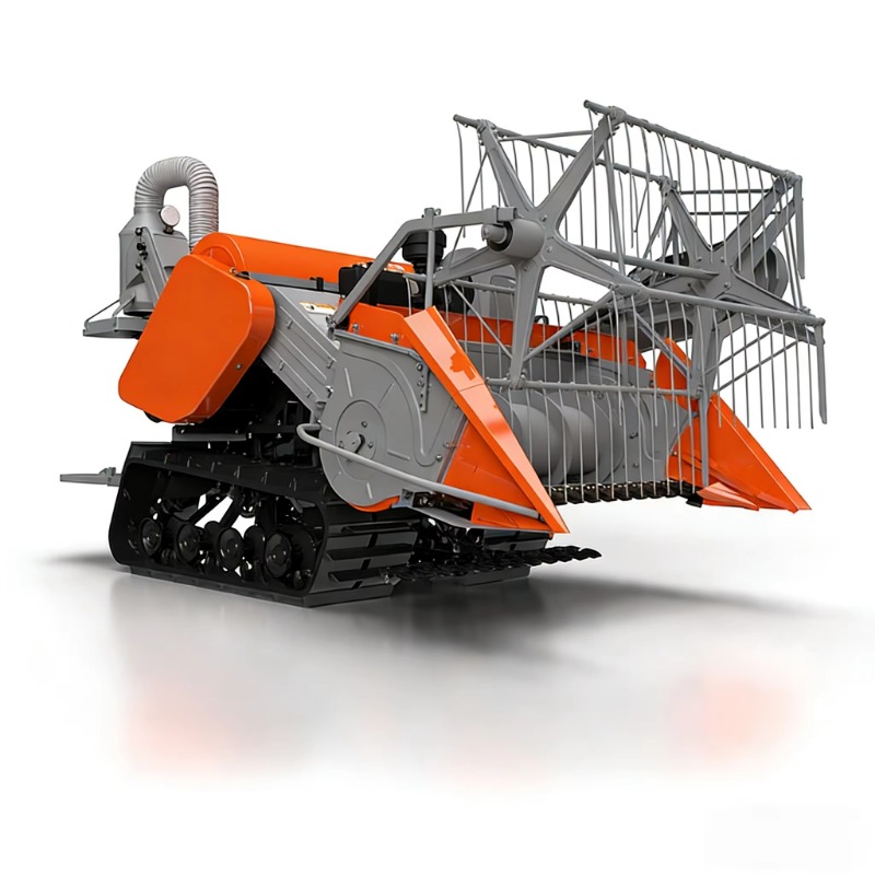 حصادة زاحفة صغيرة بقوة 15 حصان - مراجعة Combine Harvester Mini وسعره