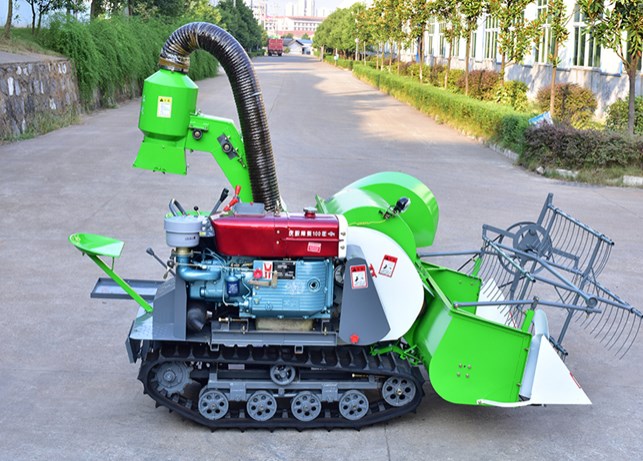 حصادة أرز صغيرة تعمل بمحرك ديز - مراجعة Combine Harvester Mini وسعره